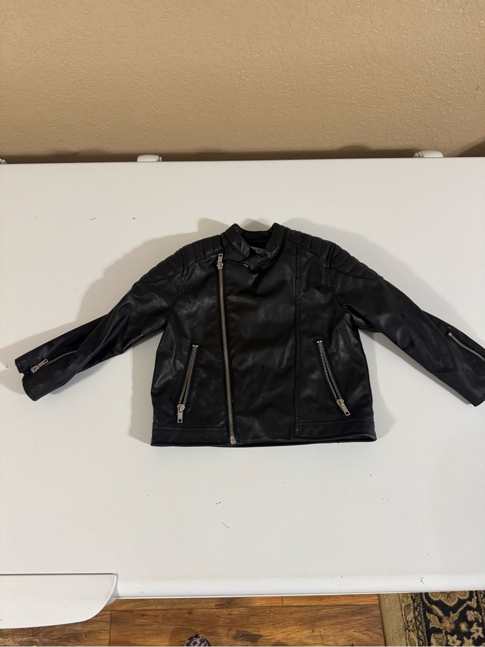 H&M Girls Faux Leather Jacket